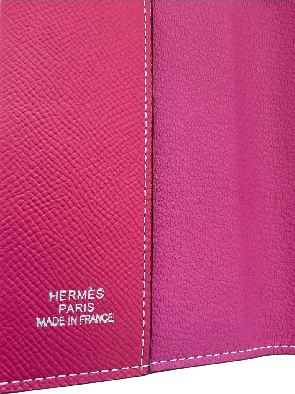 Pink Leather Passport Holder Wallet NEW